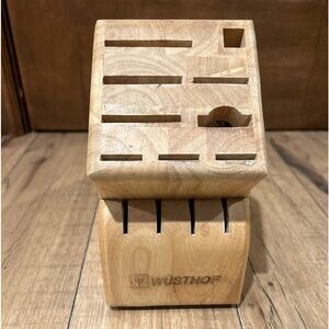 Wusthof 13 Slot Beachwood Knife Block